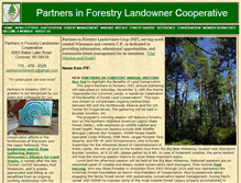 Tablet Screenshot of partnersinforestry.com